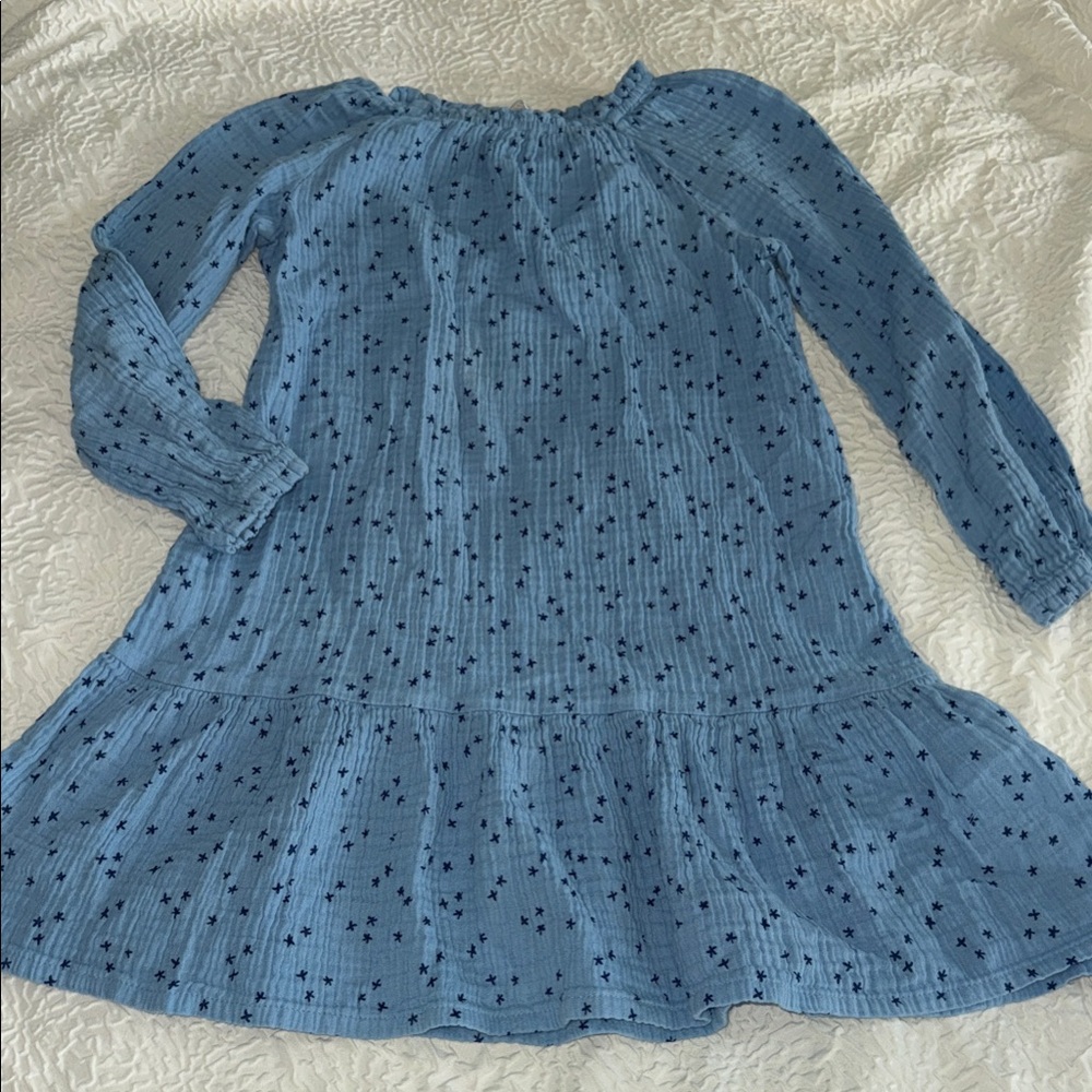 H&M Blue Kids Dress with Star Design